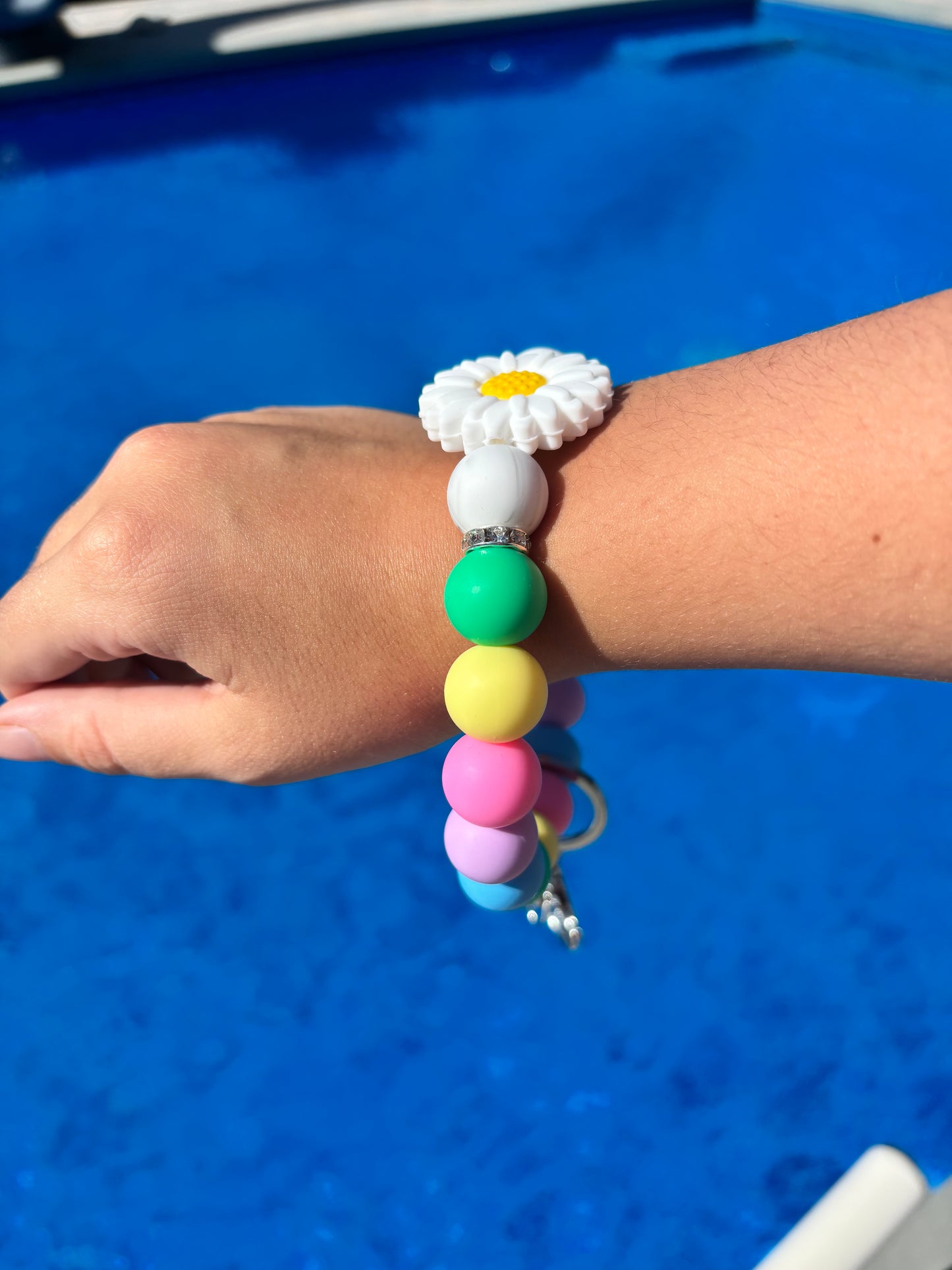 Summer Fun Wristlet Keychain